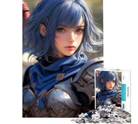 Rompecabezas de 1000 Piezas para Adultos Dulce Valkiria Ángel Rompecabezas de 1000 Piezas Juguete Educativo Regalo de cumpleaños Diversión Familiar y Noche de Juegos (38x26cm)