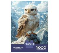 Rompecabezas De 1000 Piezas para Adultos Eagle on Mountain Peak Rompecabezas para Adultos Juguetes DIY Una Obra De Arte Regalo De Cumpleaños, Regalos, 52x38cm/1000pcs