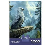 Rompecabezas De 1000 Piezas para Adultos Eagle on Mountaintop Rompecabezas para Adolescentes Juego De Ingenio Desafío Difícil Juego Desafiante Regalos 38x26cm/1000pcs