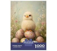 Rompecabezas De 1000 Piezas para Adultos Easter Chick Painting Rompecabezas para Adultos Juegos Divertidos Análisis Y Lógica Oferta como Regalos para Toda La Familia 52x38cm/1000pcs