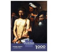Rompecabezas De 1000 Piezas para Adultos ECCE Homo by Caravaggio Rompecabezas para Adultos Juegos Relajantes Que Mejoran La Memoria Interacción Entre Padres E Hijos 38x26cm/1000pcs