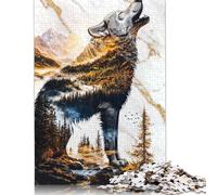 Rompecabezas de 1000 Piezas para Adultos, Echoes of The Wild, para Adultos y Adolescentes, Juego Educativo, Juguete de desafío, 1000 Piezas (75 x 50 cm)