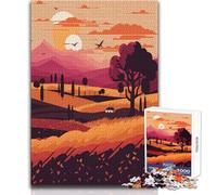 Rompecabezas de 1000 Piezas para Adultos, ecos de la Naturaleza, para Disfrutar del Tiempo Libre, Tranquilo, con Ajuste preciso, tamaño del Juguete: 38x52cm