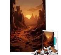 Rompecabezas de 1000 Piezas para Adultos Ecos de un Imperio caído Juego Educativo Que desafía la Inteligencia Cerebral Juguetes adictivos Regalo Divertido Actividades Familiares (Tamaño 38x52cm)