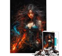 Rompecabezas de 1000 Piezas para Adultos El Abismo Bioluminiscente Juego de ingenio y antiestrés (Tamaño 38x52cm)