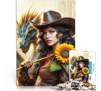 Rompecabezas de 1000 Piezas para Adultos El Amanecer del dragón Juguetes Juegos Educativos Antiestrés Regalo para cumpleaños 75x50cm