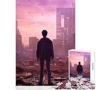 Rompecabezas de 1000 Piezas para Adultos: El Apocalipsis Juguete Educativo Obra de Arte Regalo Juegos Familiares con póster a Juego y Hoja de Trivia tamaño 50x75cm