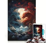 Rompecabezas de 1000 Piezas para Adultos El Arte de la emoción decoración de Pared interacción Entre Padres e Hijos 38x52cm