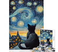 Rompecabezas de 1000 Piezas para Adultos El astrónomo bigotudo Divertidos Juegos de Rompecabezas para Adultos Regalos para Mujeres cumpleaños y obsequios únicos (tamaño 38x26cm)