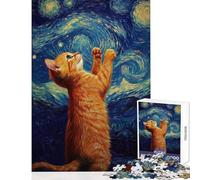 Rompecabezas de 1000 Piezas para Adultos El astrónomo bigotudo Rompecabezas para Adolescentes Juegos relajantes Divertidos y Originales cumpleaños y Navidad (tamaño 38x26cm)
