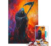 Rompecabezas de 1000 Piezas para Adultos El Baile de la Parca Juegos Familiares Juguetes educativos Regalos de Amigo Invisible decoración del hogar (tamaño 75x50cm)