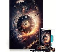 Rompecabezas de 1000 Piezas para Adultos El Big Bang del Tiempo Ideal para Decorar y concentrarse Juego Relajante con temática navideña (38x26cm)