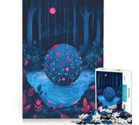 Rompecabezas de 1000 Piezas para Adultos El Bosque Maravilloso Juegos Divertidos y desafiantes para completar Que fomenta el Amor Entre Parejas 38x52cm