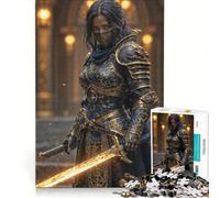 Rompecabezas de 1000 Piezas para Adultos El Caballero Asesino Juego de ingenio Actividades Divertidas para Hacer en casa colección de Artistas Bellas Artes 50x75cm