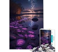 Rompecabezas de 1000 Piezas para Adultos El Camino de Las Piedras Brillantes Juguete Educativo e Intelectual Regalo de cumpleaños Un desafío difícil (Tamaño 38x52cm)