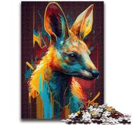 Rompecabezas de 1000 Piezas para Adultos: El Canguro Protector, Juego Educativo Familiar, decoración de Pared, cumpleaños y Navidad, 38x26cm