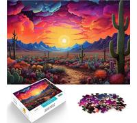 Rompecabezas de 1000 Piezas para Adultos El Cielo del Desierto Entrena tu Cerebro y Tus Manos Regalos de cumpleaños, Regalos, Arte Mural 50x70cm