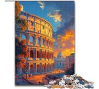 Rompecabezas de 1000 Piezas para Adultos: El Coliseo de Roma. Rompecabezas de 1000 Piezas para Adultos. Una Divertida Actividad de Juego Familiar (tamaño 50x75cm).