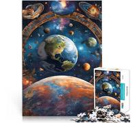 Rompecabezas de 1000 Piezas para Adultos El Cuento de la Tierra Entre Las Estrellas Actividad Familiar Regalo de cumpleaños 75x50cm