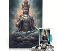 Rompecabezas de 1000 Piezas para Adultos El Despertar de Buda Juguetes para armar Actividades Divertidas en casa Toda la Familia 50x75cm