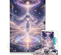Rompecabezas de 1000 Piezas para Adultos El Despertar del Alma cósmica Juego de ingenio Actividades Divertidas para Hacer en casa colección de Artistas Bellas Artes 50x75cm