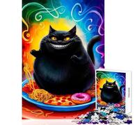 Rompecabezas de 1000 Piezas para Adultos El Devorador decoración del hogar Juguetes Ideas de Regalos Juego Familiar con Piezas de Formas aleatorias Totalmente entrelazadas tamaño 38x52cm