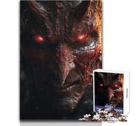 Rompecabezas de 1000 Piezas para Adultos, el Diablo del Infierno, Ideal para días de Ocio, Juguete de Corte Ajustado y fiable, tamaño 38x26cm