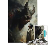 Rompecabezas de 1000 Piezas para Adultos El Encuentro de los genios un desafío de Inteligencia Cerebral Juguetes adictivos Juego Imposible decoración de Pared un Gran Regalo (tamaño 75x50cm)