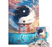 Rompecabezas de 1000 piezas para adultos El equilibrio de los elementos Rompecabezas para adolescentes Juegos relajantes Decoración del hogar Actividades divertidas para hacer en casa (Tamaño 38x52cm)