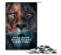 Rompecabezas de 1000 Piezas para Adultos El Esfuerzo supera al Talento Ideal para Decorar Paredes o escritorios Medidas 75x50cm