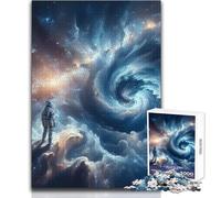 Rompecabezas de 1000 Piezas para Adultos El Espacio es un Laberinto Disfrute de Horas de Tranquilidad y Tranquilidad Corte Limpio Juguete Artesanal Duradero Tamaño 38x26cm