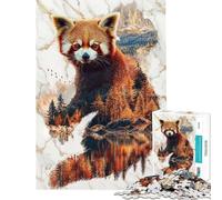 Rompecabezas de 1000 Piezas para Adultos El espíritu del Bosque de ámbar Rompecabezas para Adolescentes Juguetes de Bricolaje Corte de precisión Un Reto para completar (tamaño 38x52cm)