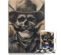 Rompecabezas de 1000 Piezas para Adultos: El Eterno Vaquero forajido Disfruta de Horas de Tranquilidad y Tranquilidad Juguete Artesanal Duradero y de Corte Limpio Tamaño 50x75cm