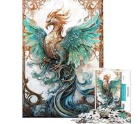 Rompecabezas de 1000 Piezas para Adultos El Fénix resucitado Juego Familiar para Adultos Patrón de Montaje desafiante para completar (Tamaño 50x75cm)