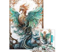 Rompecabezas de 1000 Piezas para Adultos El Fénix resucitado Juegos Divertidos para Adultos Que estimulan el análisis y la lógica Difícil y desafiante (Tamaño 38x52cm)