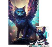 Rompecabezas de 1000 Piezas para Adultos El Gato guardián de Erebor Juguete Educativo y desafiante Una Obra de Arte Un Gran Regalo para los Amantes de los Juegos (tamaño 38x52cm)