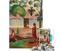 Rompecabezas de 1000 Piezas para Adultos El Gran árbol de Gauguin Rompecabezas para Adultos análisis y lógica Juego Educativo Familiar difícil y desafiante 38x26cm