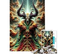 Rompecabezas de 1000 Piezas para Adultos El Guardián Fractal Rompecabezas para Adultos Juegos Familiares Mejora la Memoria cumpleaños y Navidad (tamaño 38x26cm)