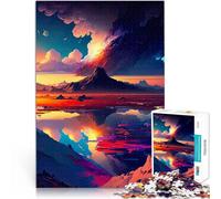 Rompecabezas de 1000 Piezas para Adultos El Horizonte más Hermoso para el Juguete de desafío de Juego Educativo Una Obra de Arte 38x26cm