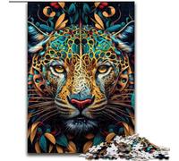 Rompecabezas de 1000 Piezas para Adultos: El Jaguar Astuto Un desafiante Rompecabezas para Adolescentes, Decorar el hogar o Regalar (tamaño: 26x38cm)
