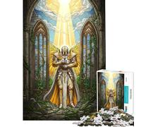 Rompecabezas de 1000 Piezas para Adultos El Juramento Dorado del paladín Rompecabezas para Adultos Juegos relajantes Vacaciones en casa Matar el Tiempo Un Reto para completar (Tamaño 38x52cm)