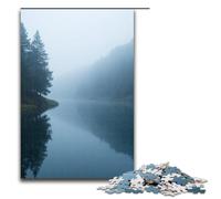 Rompecabezas de 1000 Piezas para Adultos El Lago en la Niebla Parece un Cuento de Hadas Toda la Familia 1000 Piezas (75 x 50 cm)