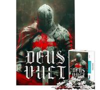 Rompecabezas de 1000 Piezas para Adultos El Legado de los templarios Rompecabezas relajantes para Adultos Difícil Regalo de cumpleaños único (tamaño 38x26cm)