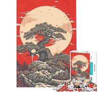 Rompecabezas de 1000 Piezas para Adultos El Legendario árbol Rompecabezas para Adultos Juegos Familiares Desafío difícil Desafío Educativo (tamaño 38x52cm)