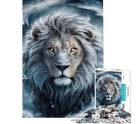 Rompecabezas de 1000 Piezas para Adultos El león de la era de Hielo Juegos Divertidos para Adultos análisis lógica e interacción Entre Padres e Hijos (tamaño 38x52cm)