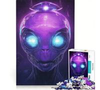Rompecabezas de 1000 Piezas para Adultos El Misterio alienígena Juego Familiar difícil y desafiante Regalo de cumpleaños y único 50x75cm
