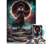 Rompecabezas de 1000 Piezas para Adultos, el Misterioso Dios de la Muerte, para Adultos y Adolescentes, Juegos Familiares, Regalos de cumpleaños y Navidad, 26x38cm