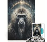 Rompecabezas de 1000 Piezas para Adultos El Mono Sabio Juegos relajantes Actividades Divertidas en casa para Fortalecer el Amor en Pareja 38x52cm