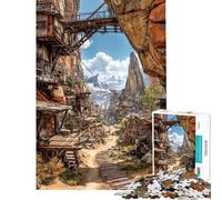 Rompecabezas de 1000 Piezas para Adultos El Pasaje de los Forajidos Rompecabezas para Adultos Juegos Familiares Mejora la Memoria cumpleaños y Navidad (tamaño 38x52cm)