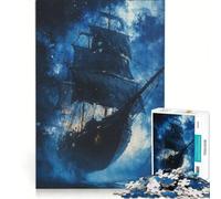 Rompecabezas de 1000 Piezas para Adultos El Pirata de Medianoche Juguetes para armar Actividades Divertidas en casa para Fortalecer el Amor en Pareja 38x26cm